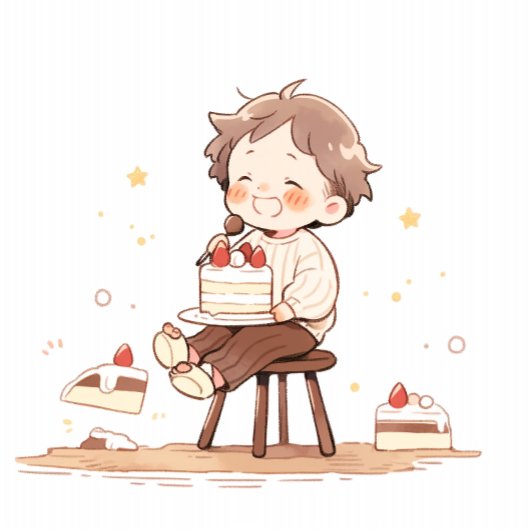 Schattige Happy Birthday Ribbon – Cartoon Verjaard Grosgrain Lint