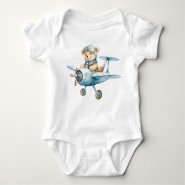 Schattige Happy Blue Beer Pilot Boys Romper