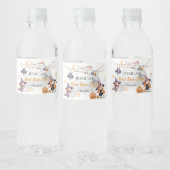 Schattige Happy Boo Ghost Halloween drankenlabel Waterfles Etiket (Flessen)