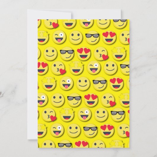 Schattige Happy Face Kinder 1e verjaardag Kaart (Achterkant)