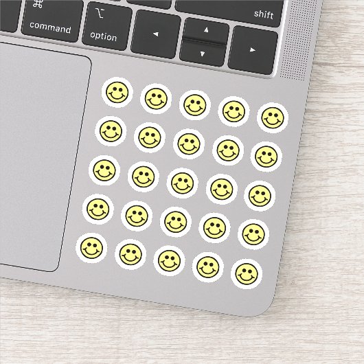 Schattige happy face pack mini set vel Die Cut Sticker (Detail)