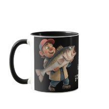Schattige/Happy Fisherman w/a Big Fish Magic Coffe