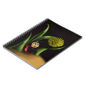 Schattige Happy Ladybug Notitieboek (Linkerzijde)