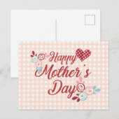 Schattige Happy Moederdag | BRIEFKAART (Voorkant / Achterkant)