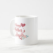 Schattige Happy Moederdag | Koffie-Mok Koffiemok (Voorkant links)