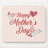 Schattige Happy Moederdag | Muismat (Voorkant)