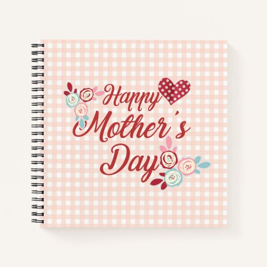 Schattige Happy Moederdag | Notitieboek (Voorkant)