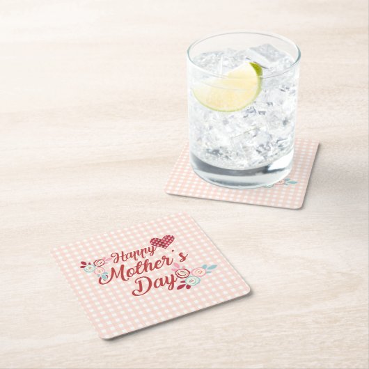 Schattige Happy Moederdag | ONDERZETTER (Insitu)