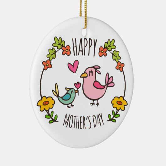 Schattige Happy Moederdag | ORNAMENT (Rechts)