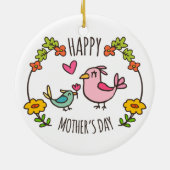 Schattige Happy Moederdag | ORNAMENT (Achterkant)