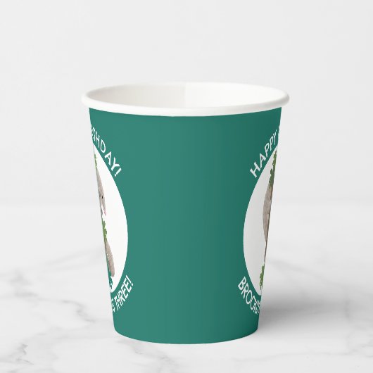 Schattige Happy Pangolin Anteater Gepersonaliseerd Papieren Bekers (Links)