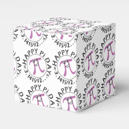 Schattige Happy Pi Day - Funny Pi Bedankdoosjes (Voorkant Zijde)