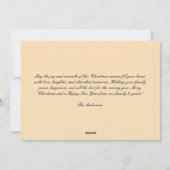 Schattige Happy Santa vrolijk kerstfeest Feestdagenkaart (Achterkant)