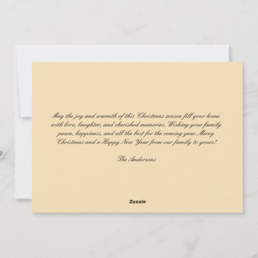 Schattige Happy Santa vrolijk kerstfeest Feestdagenkaart (Achterkant)