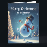 Schattige Happy Snowman Hot Chocolate Christmas Kaart<br><div class="desc">Schattige Happy Snowman Hot Chocolate Christmas</div>