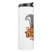 Schattige Happy Thanksgiving Squirrel Classic T-sh Thermosbeker (Gedraaid links)