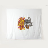 Schattige Happy Thanksgiving Squirrel Classic T-sh Wandkleed (Voorkant (horizontaal))