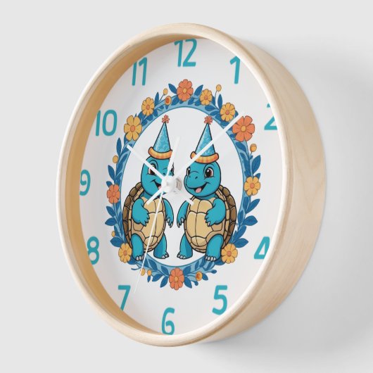 Schattige Happy Turtle Verjaardagsfeest (Hoek)