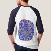 Schattige harig bloempatroon t-shirt (Achterkant)