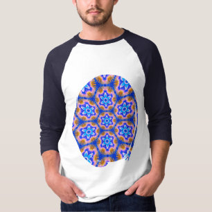 Schattige harig bloempatroon t-shirt