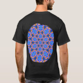 Schattige harig bloempatroon t-shirt (Achterkant)