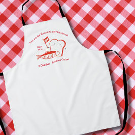 Schattige Haring en Wittebrood Leidens ontzet rood Schort