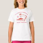 Schattige Haring en Wittebrood Leidens ontzet rood T-shirt (Voorkant)