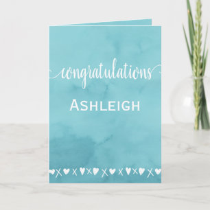 Schattige hart Afstuderen gefeliciteerd Kaart