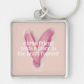 Schattige hart BFF Galentine Gift Sleutelhanger (Voorkant)