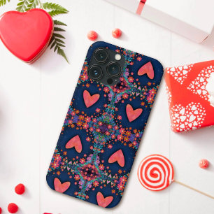Schattige Hart Bloemen Girly Fun Inspirivity Case-Mate iPhone Case