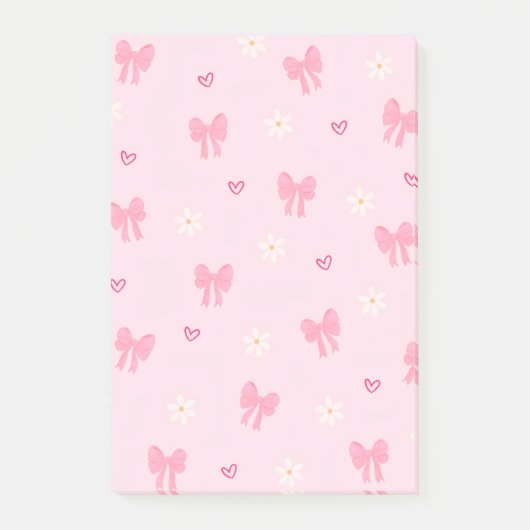 Schattige Hart Checklist Post-Its | Minimalistisch Post-it® Notes (Voorkant)