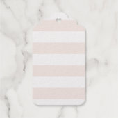 Schattige hart dank u Baby shower gunst geschenk L Cadeaulabels (Achterkant)