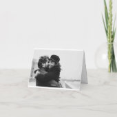 Schattige hart foto "voor mijn moeder op mijn trou kaart (Achterkant)