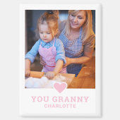 Schattige Hart Hou Van Je Granny Moederdag Foto Magneet (Voorkant)