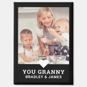 Schattige Hart Hou Van Je Granny Moederdag Foto Magneet (Voorkant)