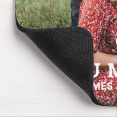 Schattige hart hou van je mama Moederdag foto Muismat (Hoek)