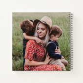 Schattige hart hou van je mama Moederdag foto Notitieboek (Achterkant)