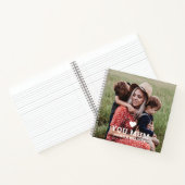 Schattige hart hou van je mama Moederdag foto Notitieboek (Binnen)