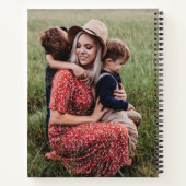 Schattige hart hou van je mama Moederdag foto Notitieboek (Achterkant)