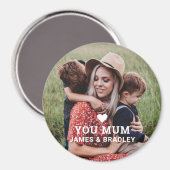 SCHATTIGE HART HOU VAN JE MAMA MOEDERDAG MAGNEET (Voorkant / Achterkant)