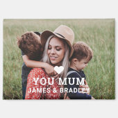 SCHATTIGE HART HOU VAN JE MAMA MOEDERDAG MAGNEET (Voorkant)