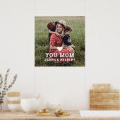 SCHATTIGE HART HOU VAN JE MAMA MOEDERDAG POSTER (Keuken)