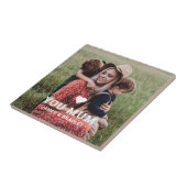 Schattige HART HOUDT VAN JE MAM Moederdag Foto Tegeltje (Zijkant)