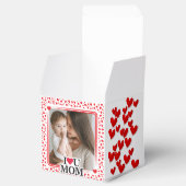 Schattige HART IK HOU VAN JE MAM Moederdag Foto Gi Bedankdoosjes (Geopend)