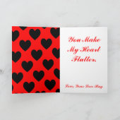 Schattige hart lieveheersbeestje Kaart (Binnen)