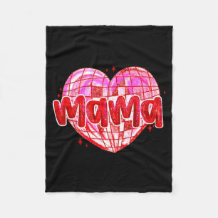 Schattige Hart Mama Valentijnsdag Moeder Vrouw Fleece Deken