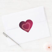 Schattige Hart Tegen Hart Liefde Leuk Sticker (Envelop)
