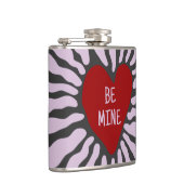 Schattige hart zijn mijn gepersonaliseerde Valenti Heupfles (Rechts)