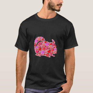Schattige harten Chinchilla Grappige dierenliefheb T-shirt