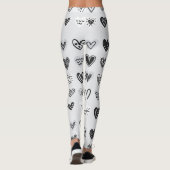 schattige harten leggings (Achterkant)